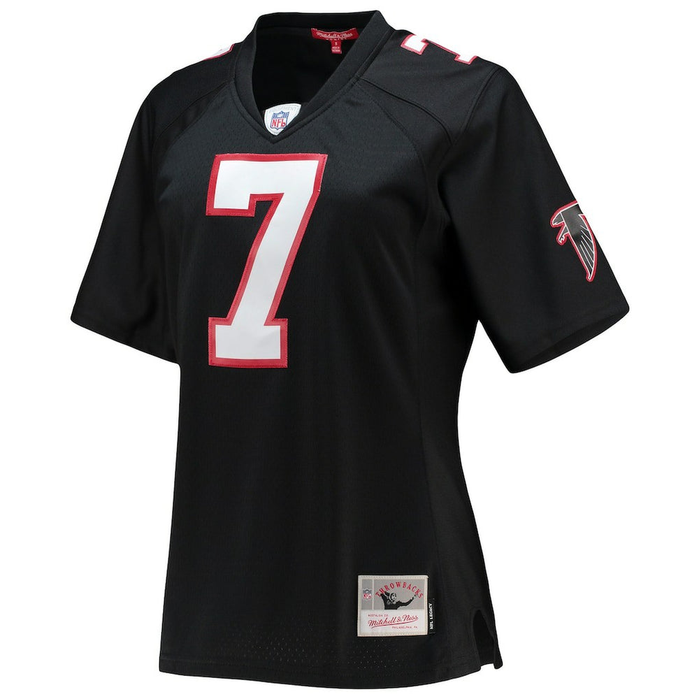 Michael Vick Atlanta Falcons Women's Legacy Replica Player Jersey Black - Mitchell & Ness
