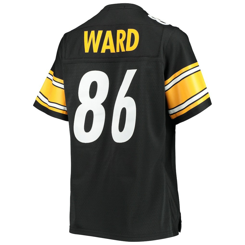Hines Ward Pittsburgh Steelers Women's Legacy Replica Player Jersey Black - Mitchell & Ness