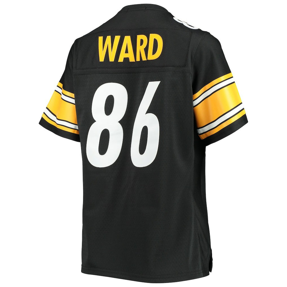 Hines Ward Pittsburgh Steelers Women's Legacy Replica Player Jersey Black - Mitchell & Ness