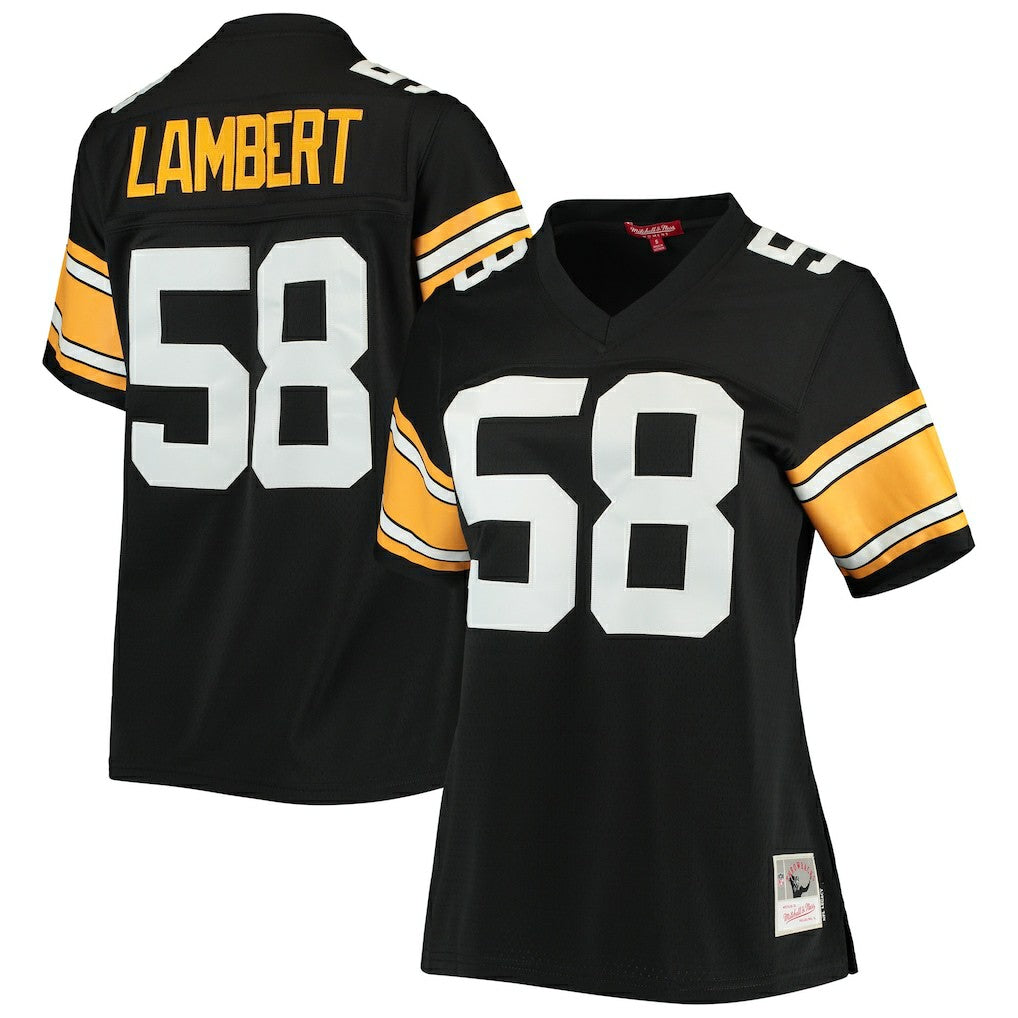 Jack Lambert Pittsburgh Steelers Women's Legacy Replica Player Jersey Black - Mitchell & Ness