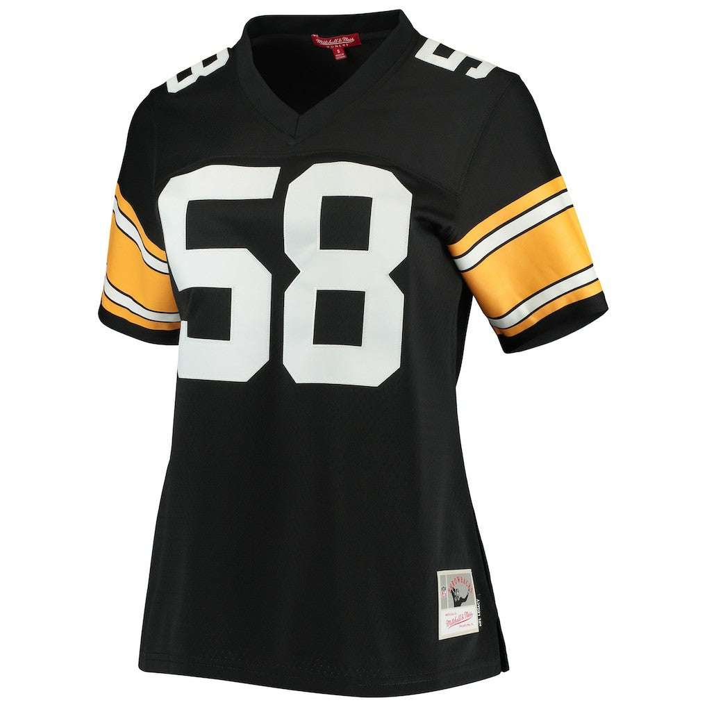 Jack Lambert Pittsburgh Steelers Women's Legacy Replica Player Jersey Black - Mitchell & Ness
