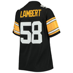 Jack Lambert Pittsburgh Steelers Women's Legacy Replica Player Jersey Black - Mitchell & Ness