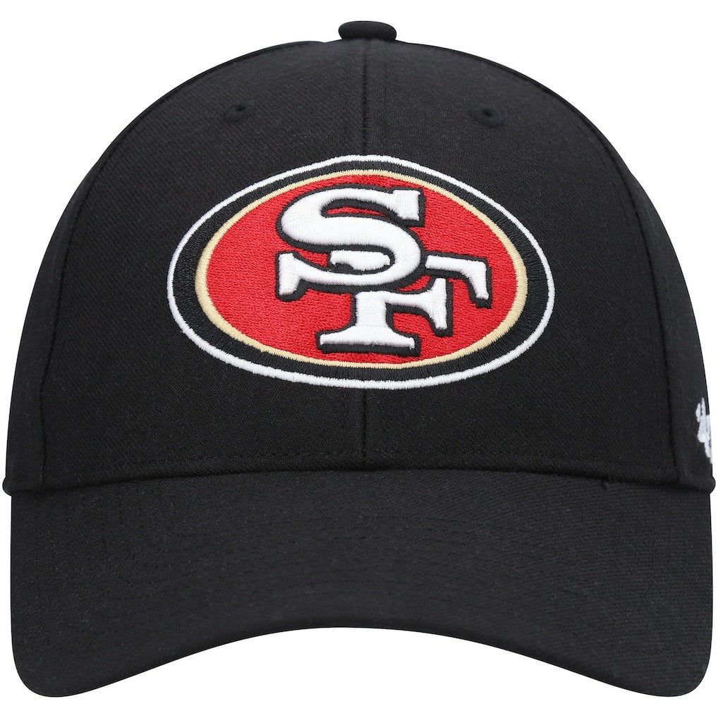San Francisco 49ers '47 Logo MVP Adjustable Hat Black - 47 brand