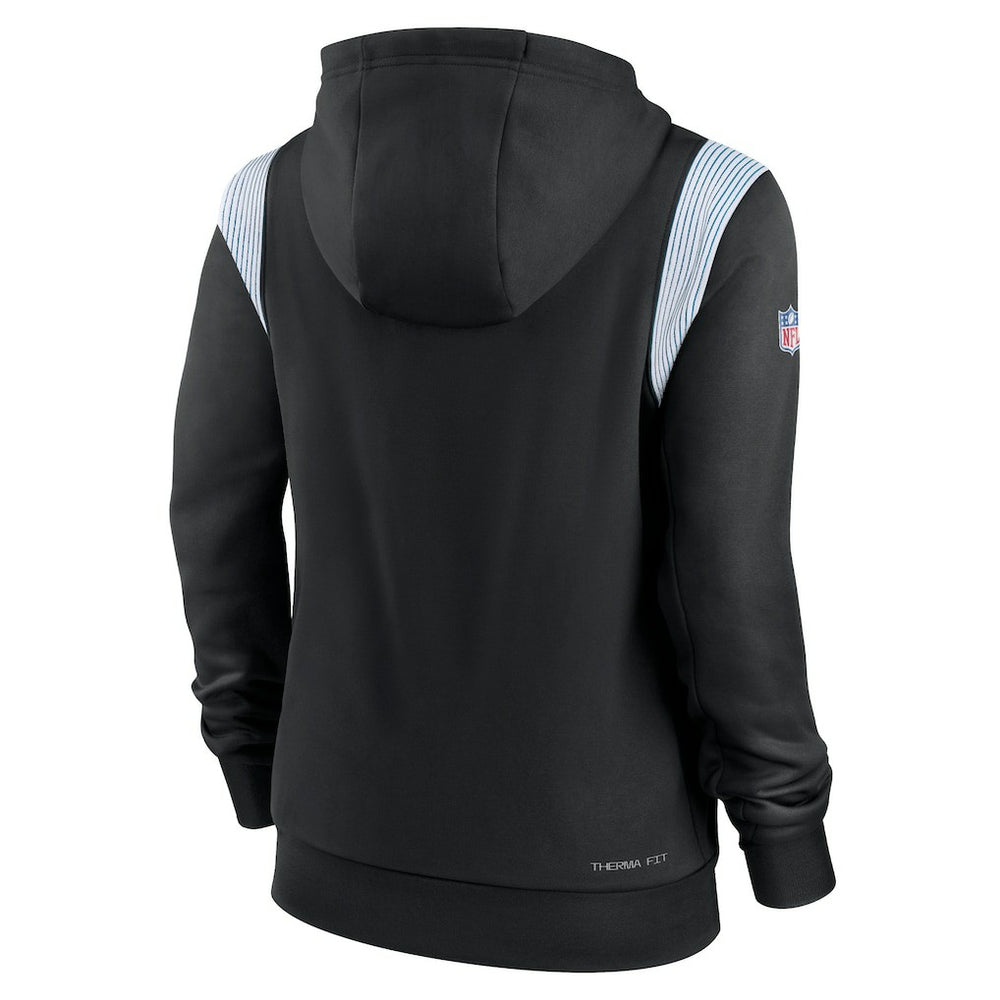 Carolina Panthers Women's Sideline Stack Performance Pullover Hoodie Black - Nike