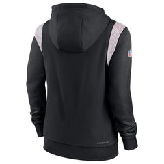 Atlanta Falcons Women's Sideline Stack Performance Pullover Hoodie Black - Nike