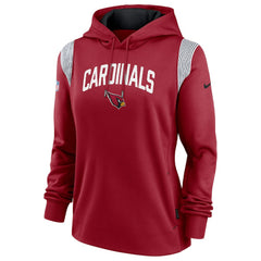 Arizona Cardinals Women's Sideline Stack Performance Pullover Hoodie Cardinal - Nike