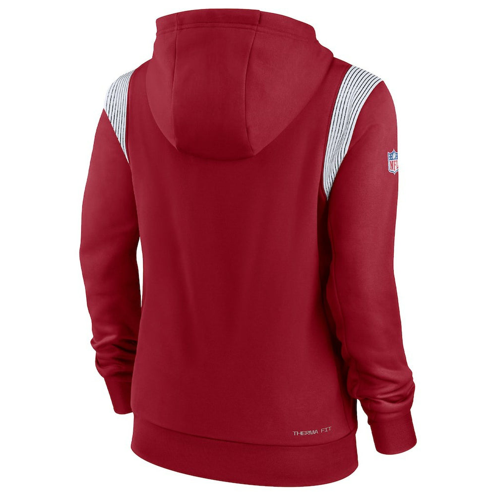 Arizona Cardinals Women's Sideline Stack Performance Pullover Hoodie Cardinal - Nike