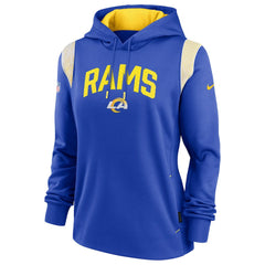 Los Angeles Rams Women's Sideline Stack Performance Pullover Hoodie Royal - Nike