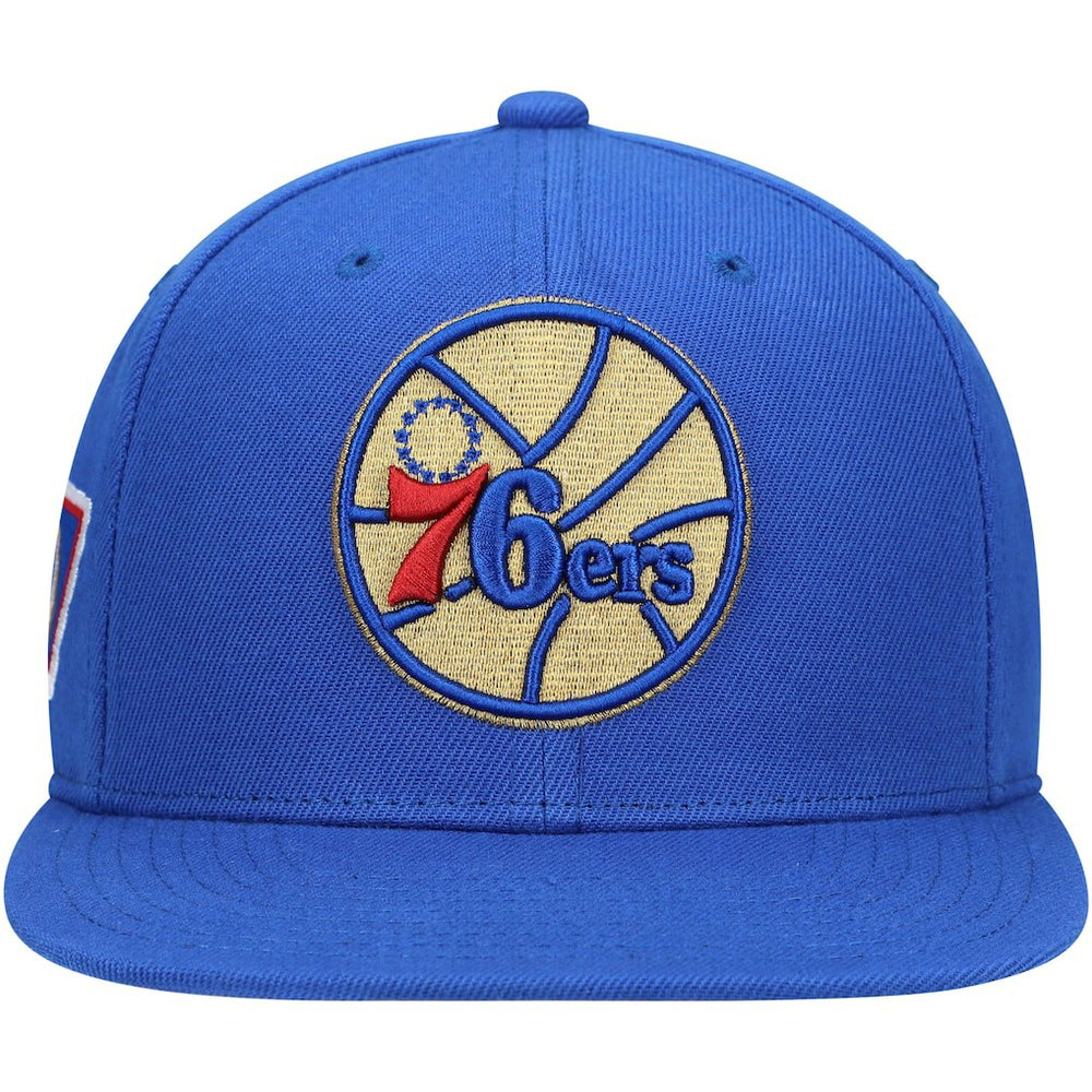 Mitchell & Ness - Philadelphia 76ers 50th Anniversary Snapback Hat - Royal