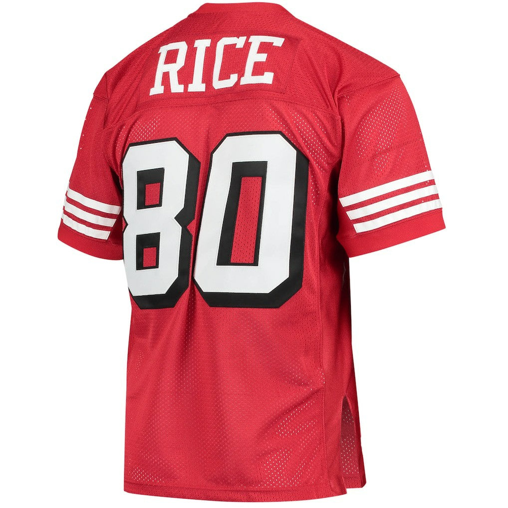 Jerry Rice San Francisco 49ers 1994 Authentic Throwback Retired Player Jersey Scarlet - Mitchell & Ness