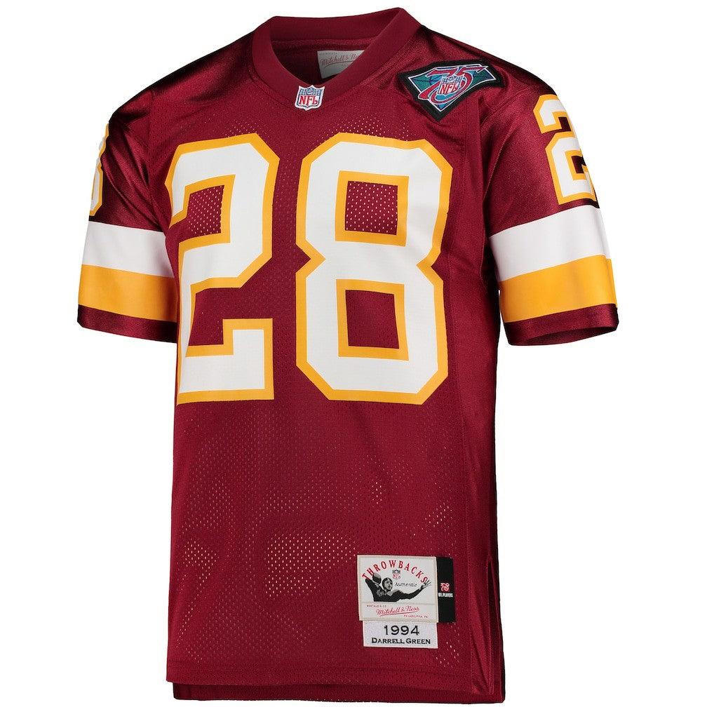 Darrell Green Washington Football Team 1994 Authentic Throwback Retired Player Jersey Burgundy - Mitchell & Ness