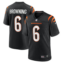 Jake Browning Cincinnati Bengals Game Jersey Black - Nike
