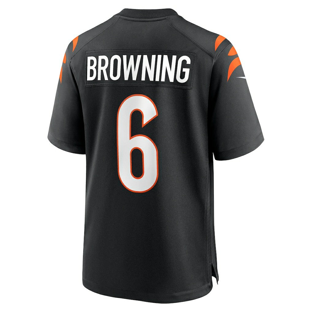 Jake Browning Cincinnati Bengals Game Jersey Black - Nike