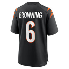 Jake Browning Cincinnati Bengals Game Jersey Black - Nike