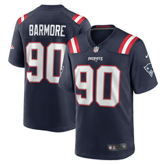 Christian Barmore New England Patriots Player Game Jersey Navy - Nike