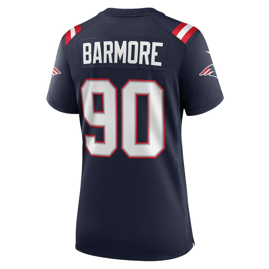 Christian Barmore New England Patriots Women's Game Jersey Navy - Nike