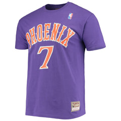 Mitchell & Ness - Kevin Johnson Phoenix Suns Hardwood Classics Stitch Name & Number T-Shirt - Purple