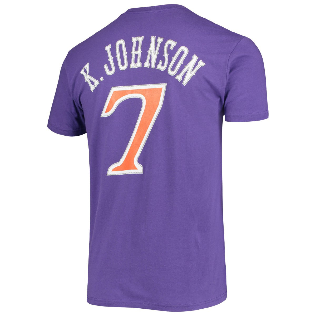 Mitchell & Ness - Kevin Johnson Phoenix Suns Hardwood Classics Stitch Name & Number T-Shirt - Purple
