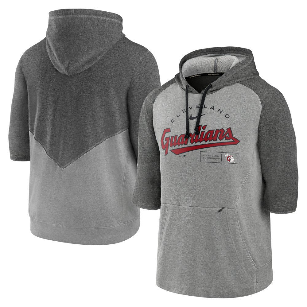 Cleveland Guardians Nike Team Modern Arch 3/4 Sleeve Pullover Hoodie for sale