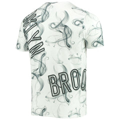 NBA - Brooklyn Nets FISLL Asymmetric Bold Smoke T-Shirt - White/Black