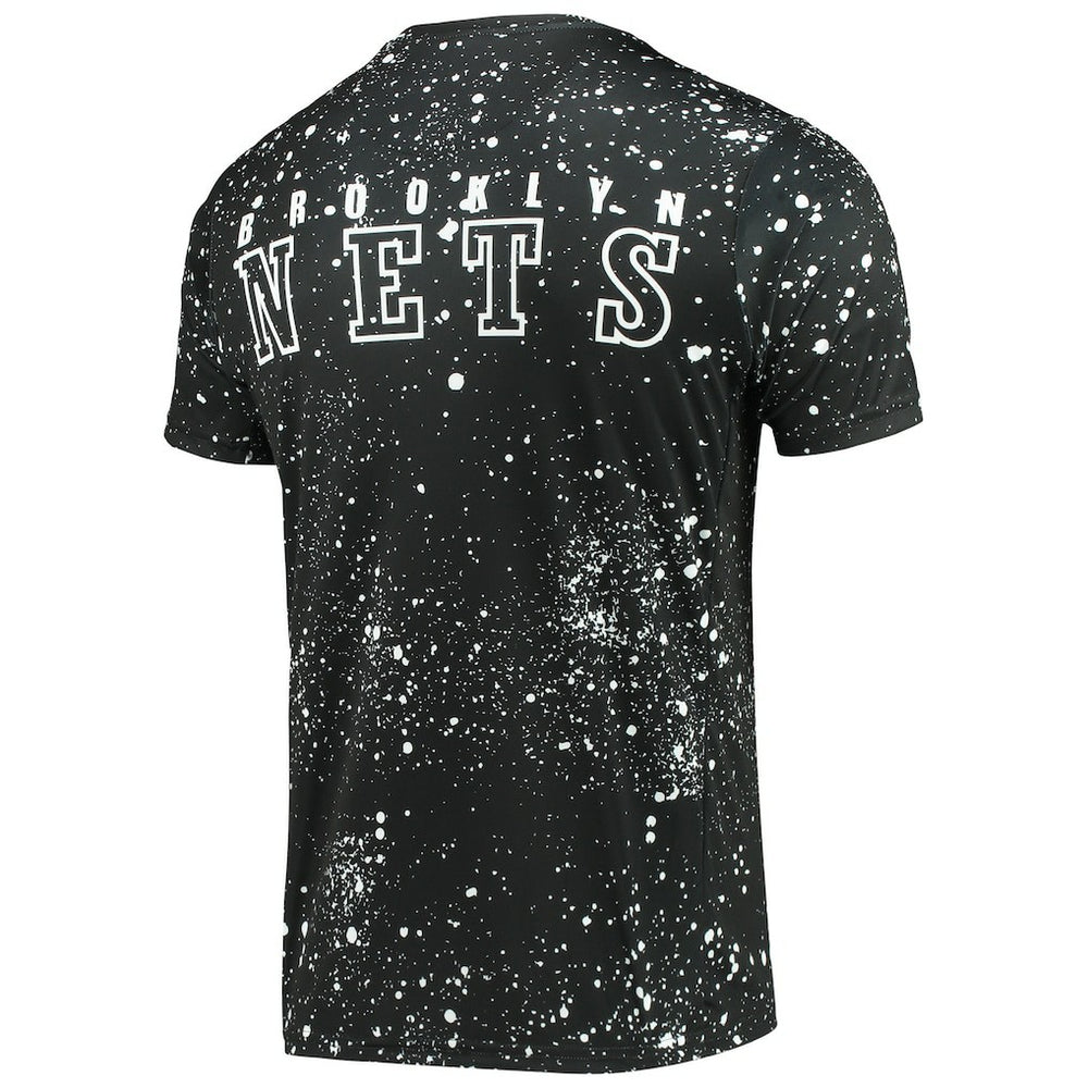 NBA - Brooklyn Nets FISLL Splatter Print T-Shirt - Black