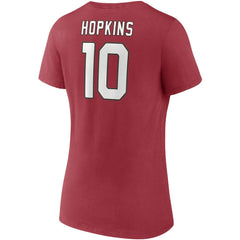 DeAndre Hopkins Arizona Cardinals Women's Player Icon Name & Number V-Neck T-Shirt Cardinal - Fanatics
