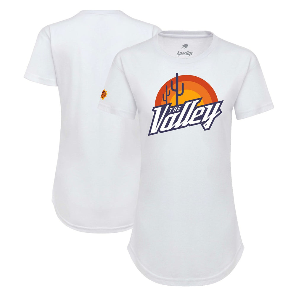NBA - Phoenix Suns Sportiqe Women's 2021/22 City Edition Phoebe T-Shirt - White