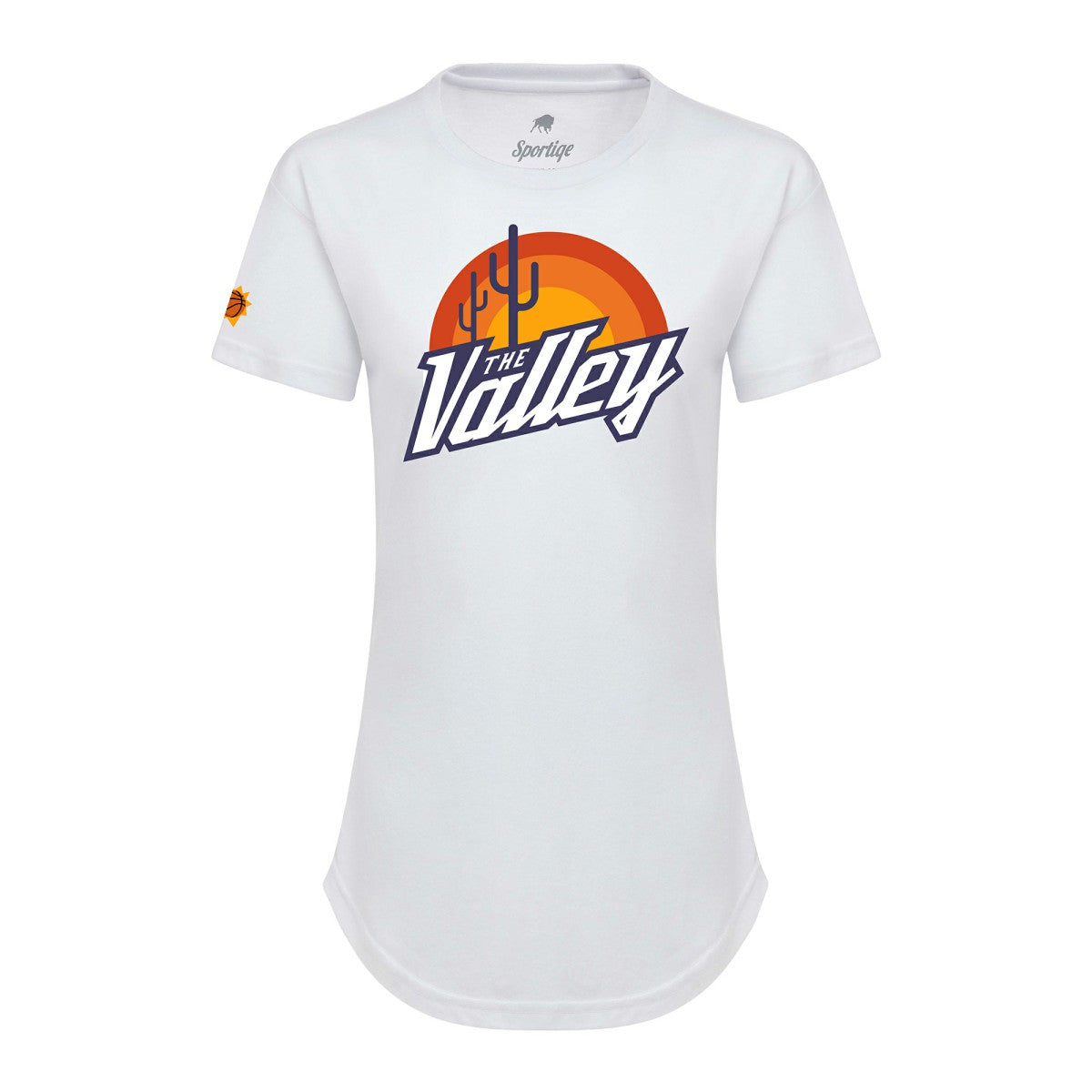 NBA - Phoenix Suns Sportiqe Women's 2021/22 City Edition Phoebe T-Shirt - White