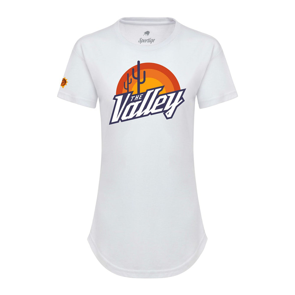 NBA - Phoenix Suns Sportiqe Women's 2021/22 City Edition Phoebe T-Shirt - White