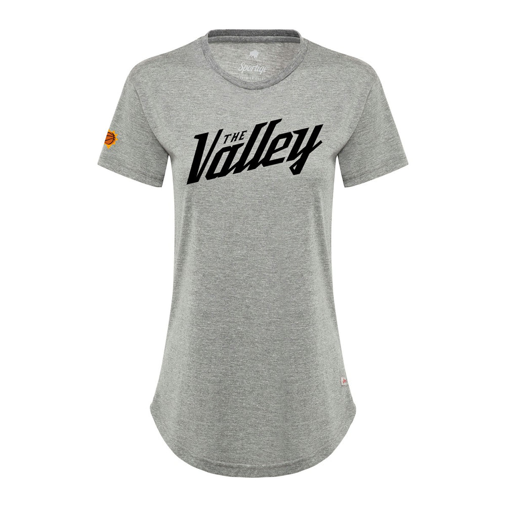 NBA - Phoenix Suns Sportiqe Women's 2021/22 City Edition Phoebe T-Shirt - Gray