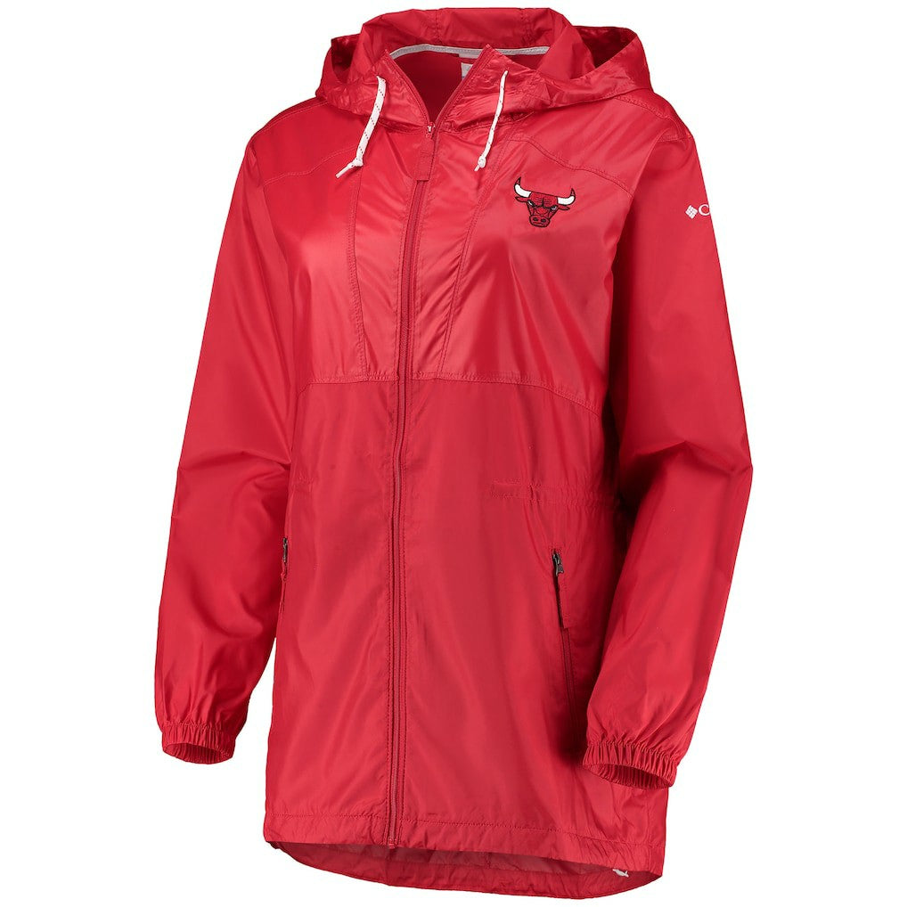 Columbia - Chicago Bulls Women's Flashback Full-Zip Jacket - Red