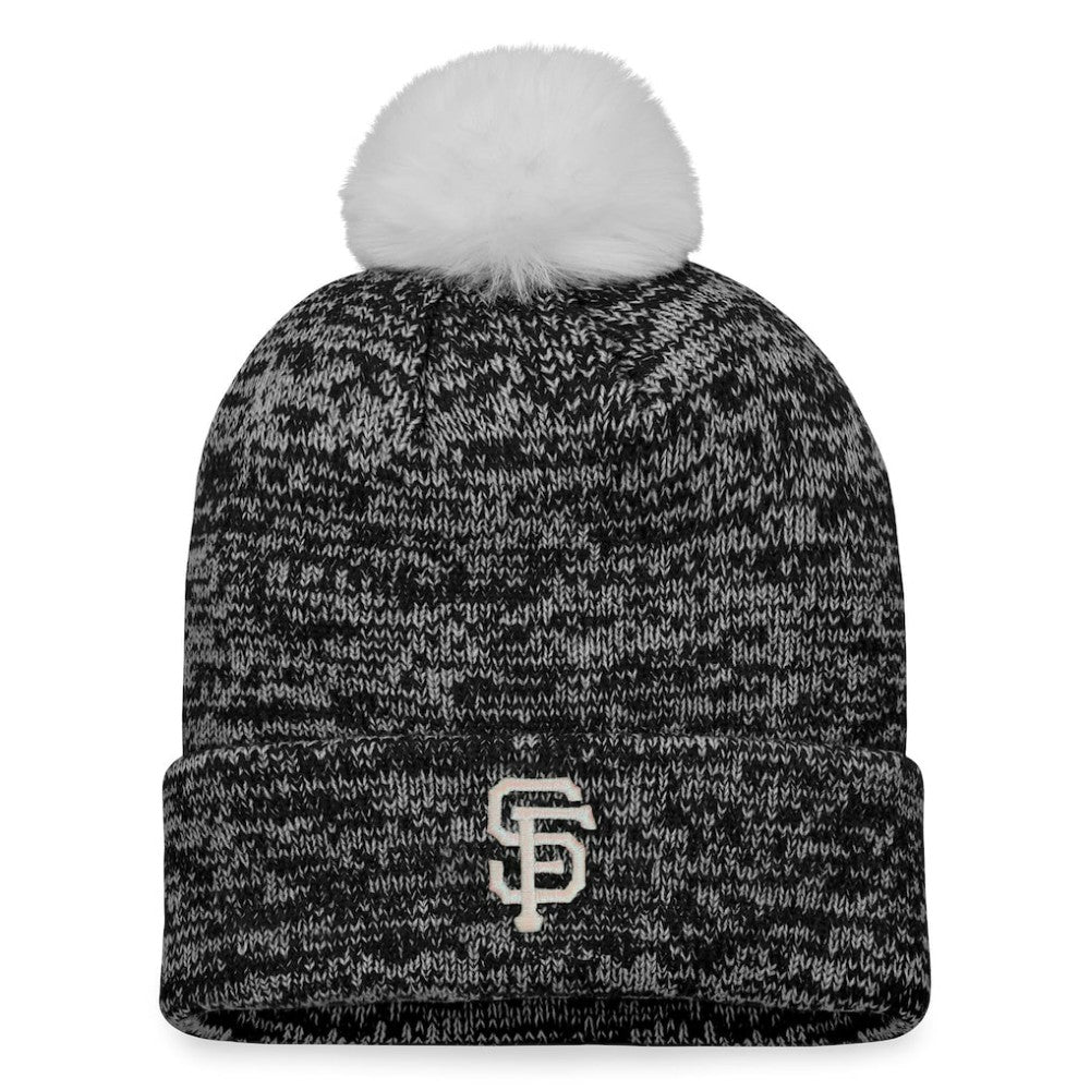 San Francisco Giants Fanatics Women's Iconic Cuffed Knit Hat with Pom Sale