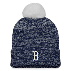 Boston Red Sox Fanatics Women's Iconic Cuffed Knit Hat with Pom Clearance