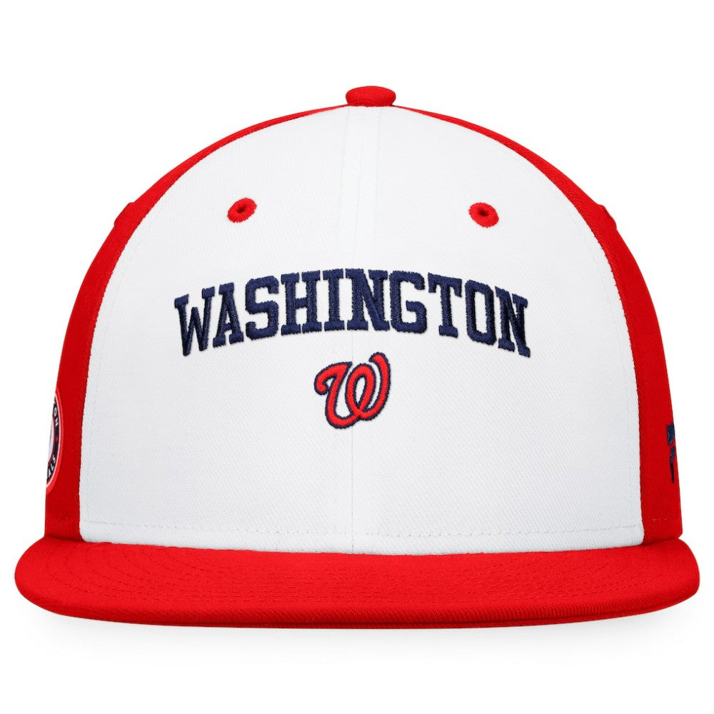 Washington Nationals Fanatics Iconic Color Blocked Fitted Hat Sale