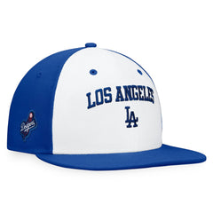 Los Angeles Dodgers Fanatics Iconic Color Blocked Fitted Hat Sale