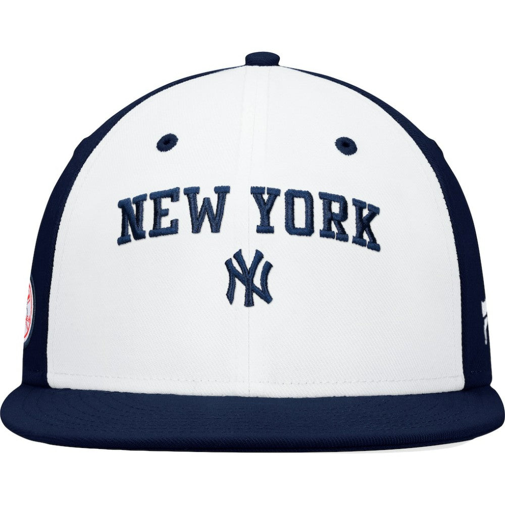 New York Yankees Fanatics Iconic Color Blocked Fitted Hat Lifestyle