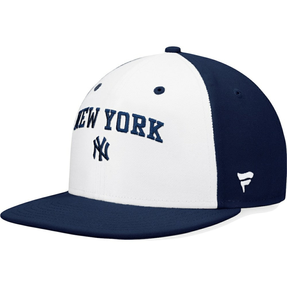 New York Yankees Fanatics Iconic Color Blocked Fitted Hat Lifestyle