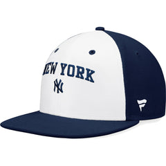 New York Yankees Fanatics Iconic Color Blocked Fitted Hat Lifestyle