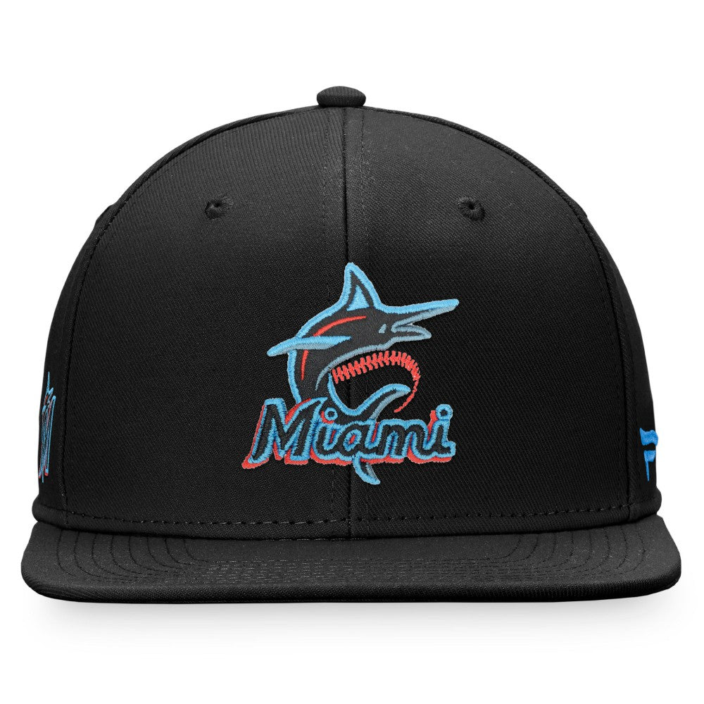 Miami Marlins Fanatics Iconic Team Patch Fitted Hat Clearance