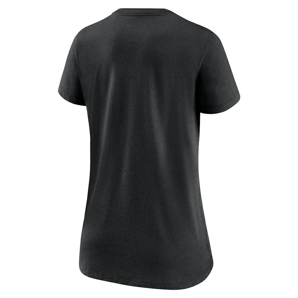 Cincinnati Bengals Women's Lock Up Tri-Blend V-Neck T-Shirt Heathered Black - Nike
