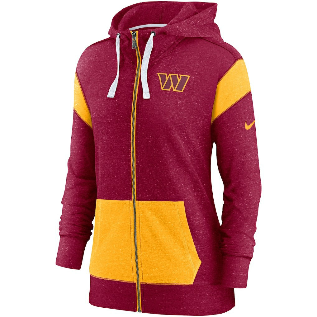 Washington Commanders Women's Monaco Lightweight Full-Zip Hoodie Burgundy/Gold - Nike