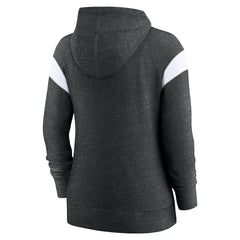 Arizona Cardinals Women's Monaco Lightweight Full-Zip Hoodie Heather Black/White - Nike