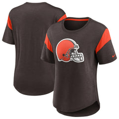 Cleveland Browns Women's Primary Logo Fashion Top Brown - Nike