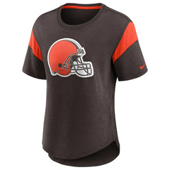 Cleveland Browns Women's Primary Logo Fashion Top Brown - Nike