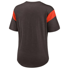 Cleveland Browns Women's Primary Logo Fashion Top Brown - Nike