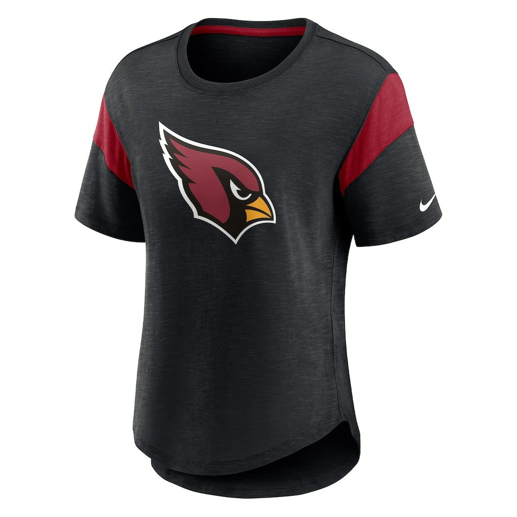Arizona Cardinals Women's Primary Logo Fashion Top Heather Black - Nike