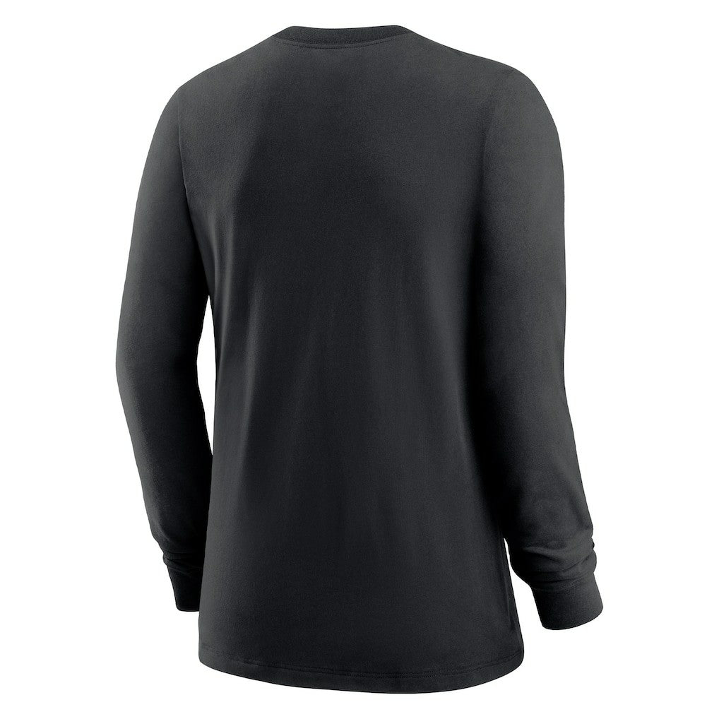 New Orleans Saints Women's Prime Split Long Sleeve T-Shirt Black - Nike