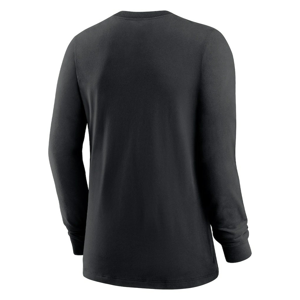New Orleans Saints Women's Prime Split Long Sleeve T-Shirt Black - Nike