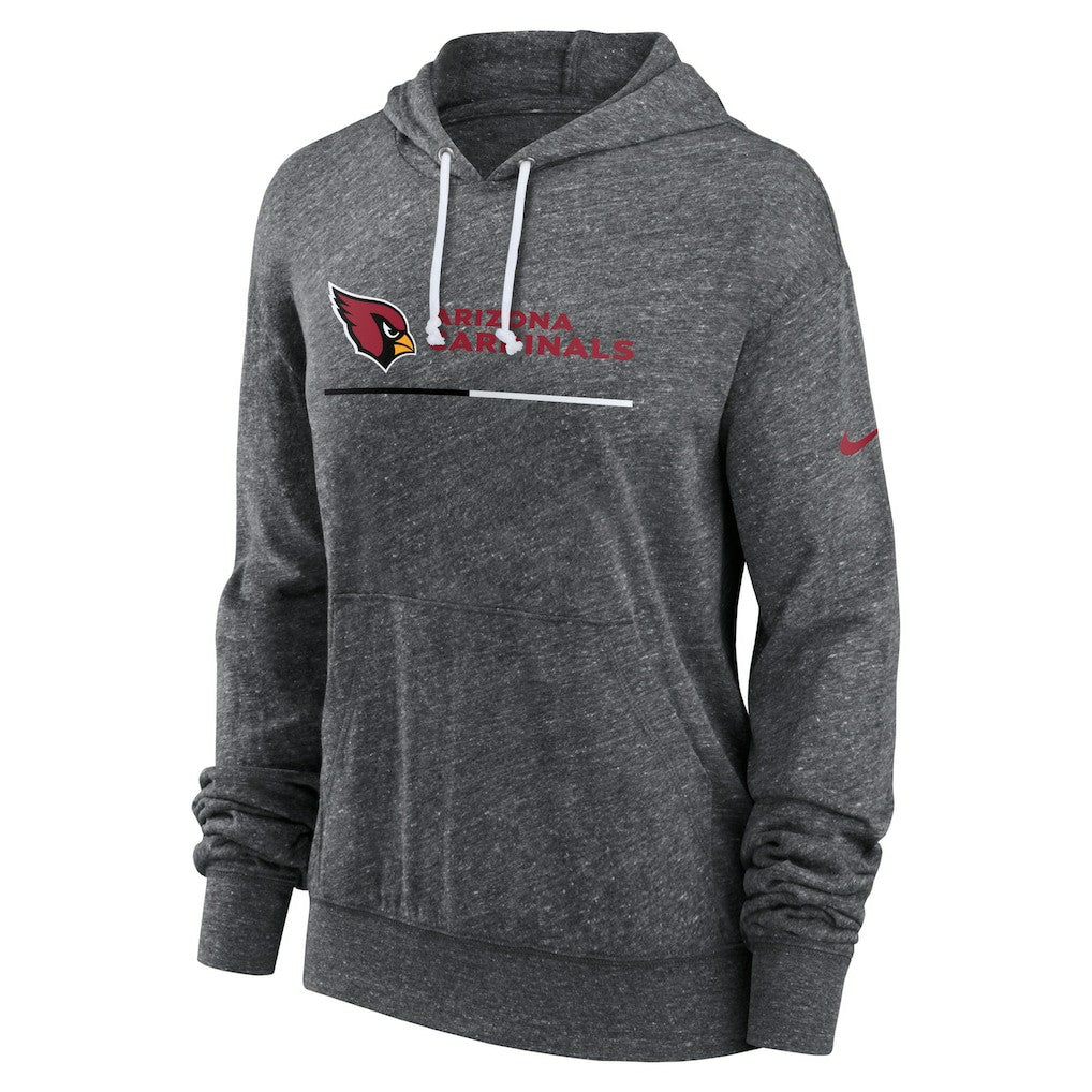 Arizona Cardinals Women's Team Spirit Gym Vintage Lightweight Hoodie Top Heather Charcoal - Nike