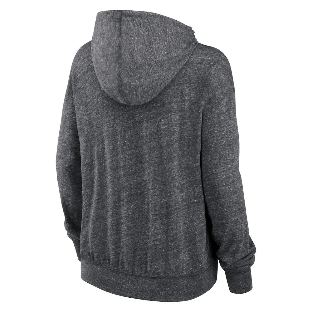 Kansas City Chiefs Women's Team Spirit Gym Vintage Lightweight Hoodie Top Heather Charcoal - Nike